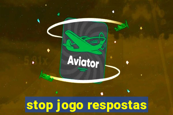 stop jogo respostas